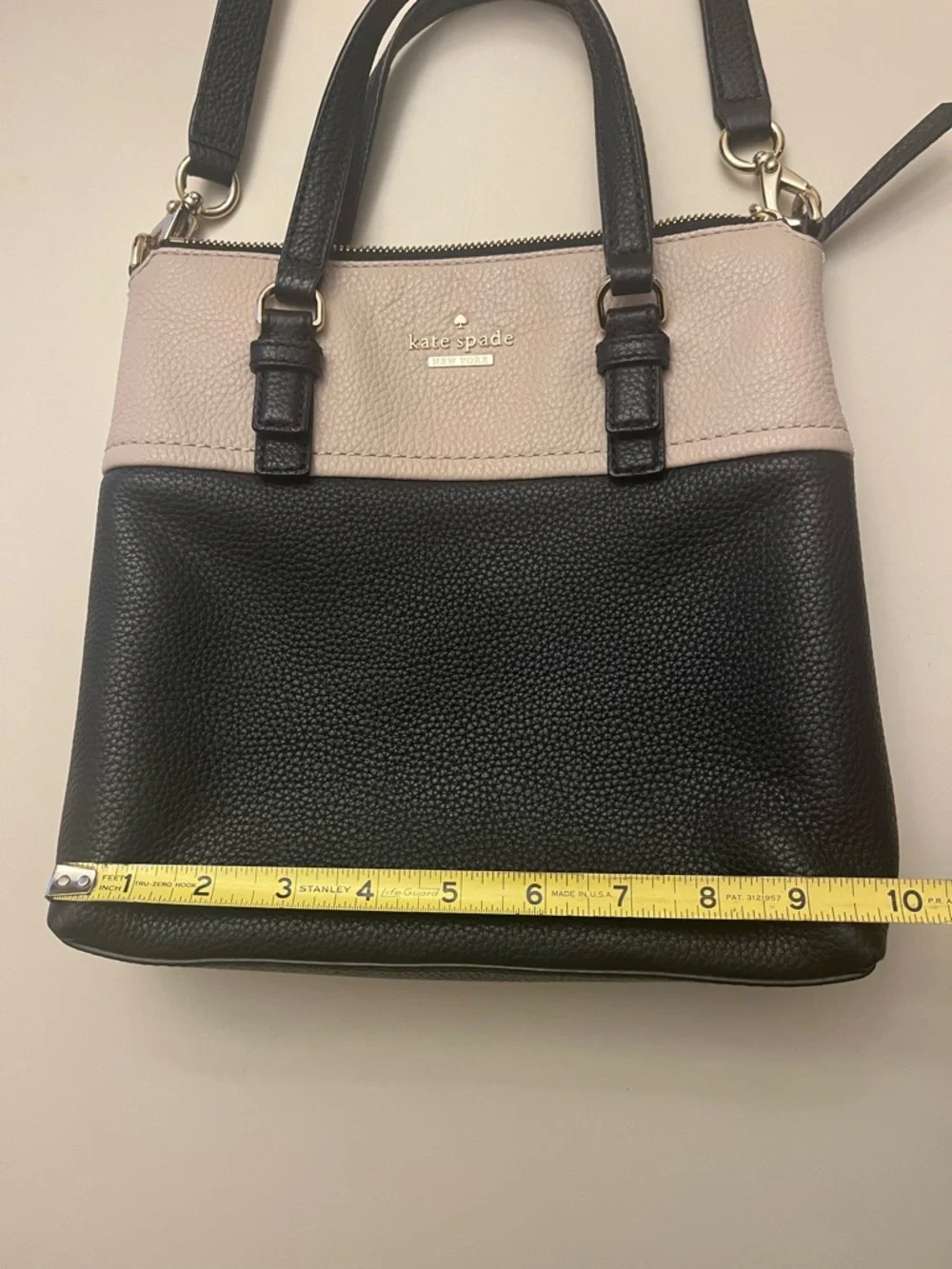 kate spade Two-Tone Black and Cream Crossbody Bag - Picture 9 of 10